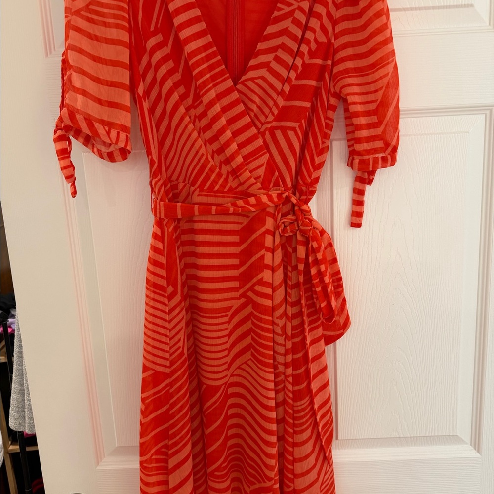 Tommy Hilfiger Patterned Midi Dress